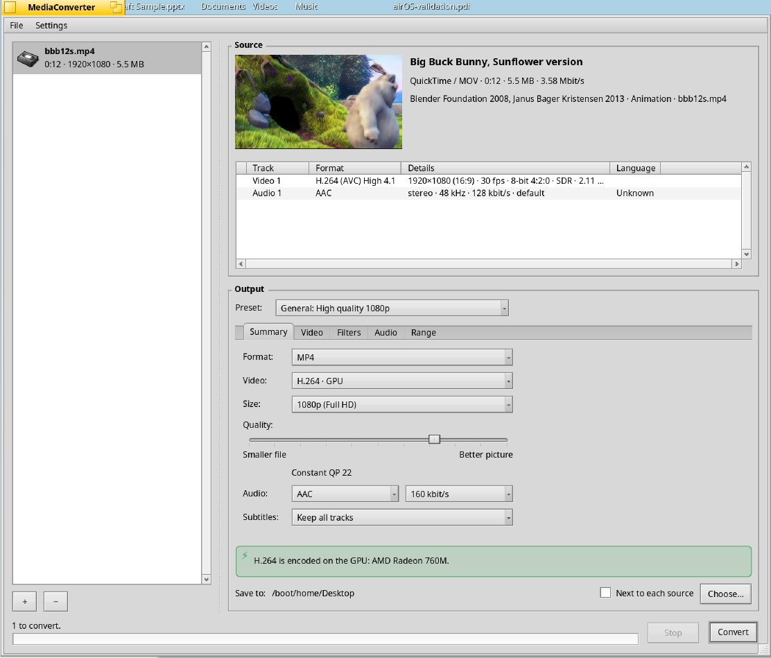 MediaConverter on airOS